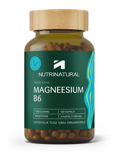NUTRINATURAL MAGNEESIUM B6 KAPSLID N120