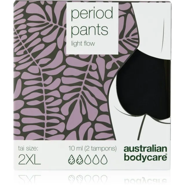 Australian Bodycare Period Pants menstruatsioonialuspüksid kerge menstruatsiooni korral suurus XXL 1 tk