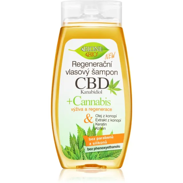 Bione Cosmetics Cannabis CBD Taastav šampoon CBDga 260 ml
