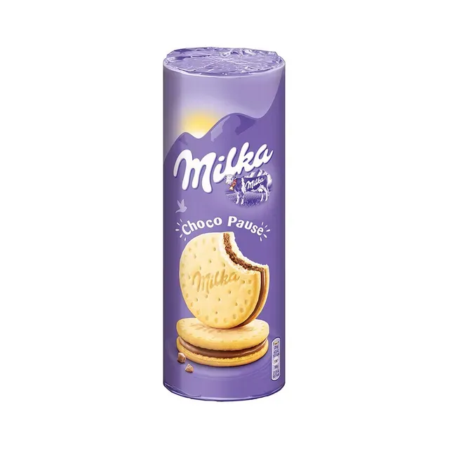 Kihilised küpsised piimašokolaadi kreemiga, MILKA, 260 g