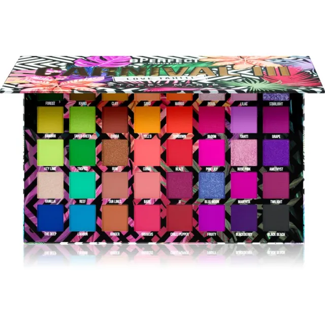 BPerfect Carnival III Love Tahiti Lauvärvipalett 64 g