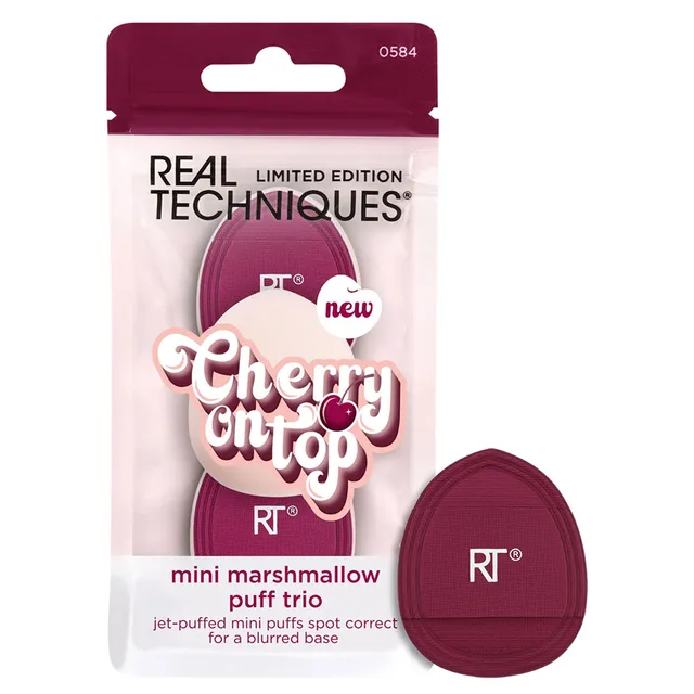 REAL TECHNIQUES Cherry On Top Mini Marshmallow Puff Trio