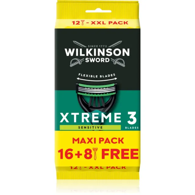 Wilkinson Sword Xtreme 3 Sensitive Ühekordsed raseerijad meestele
