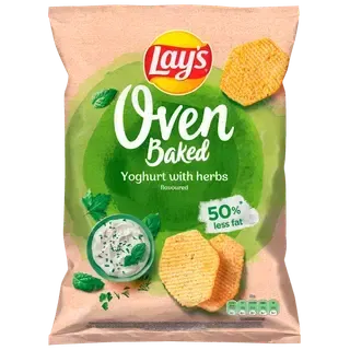 Kartulikrõps jogurti- ja ürdimaitseline Oven Baked, LAY'S, 180 g