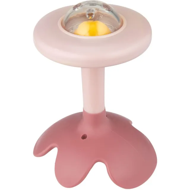 Canpol babies Sensory Rattle kõristi hammustava osaga Pink 1 tk