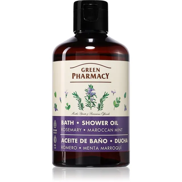 Green Pharmacy Rosemary & Moroccan Mint Bath Oil Toitev dušiõli 250 ml