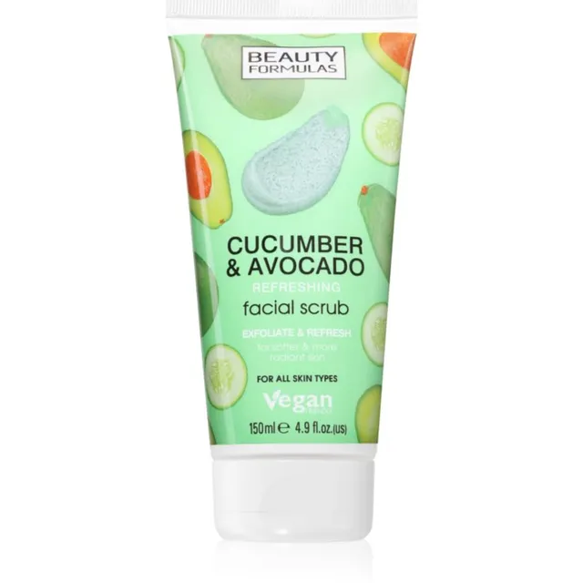 Beauty Formulas Cucumber & Avocado Näokoorija 150 ml