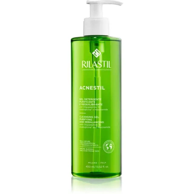 Rilastil Acnestil Rasu vähendav puhastusgeel rasusele akne kalduvustega nahale 400 ml