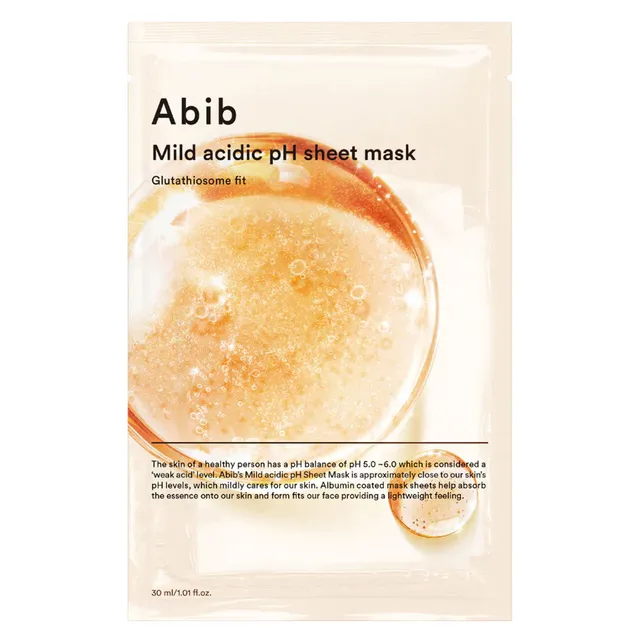 ABIB Glutathiosome Fit Mild Acidic PH Sheet Mask 30ml
