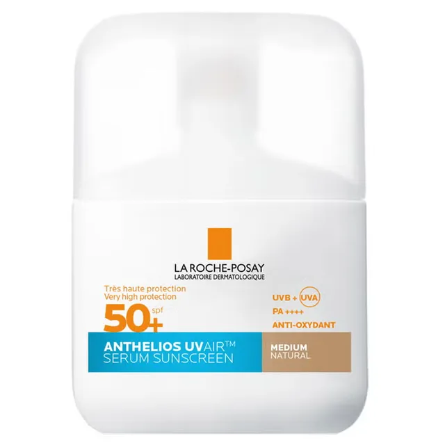 LA ROCHE-POSAY Anthelios UVair Tinted Serum Sunscreen SPF50 Medium Natural 50ml