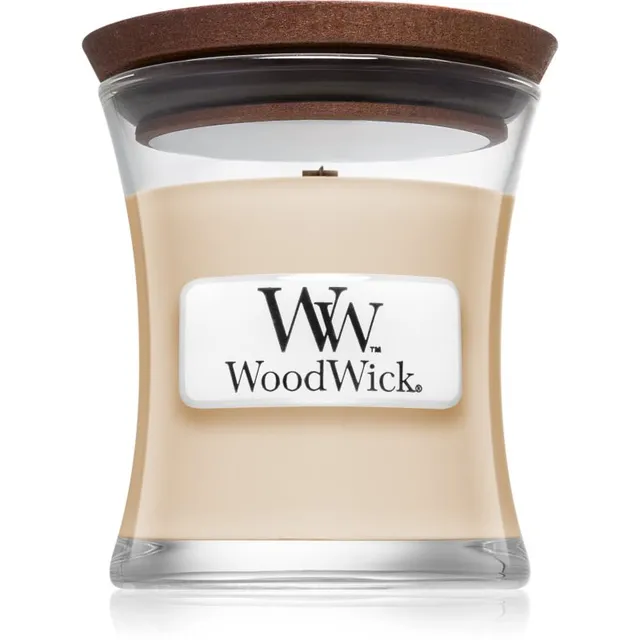 Woodwick Vanilla Bean lõhnaküünal puidust taht 85 g