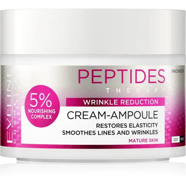 Eveline Cosmetics Cream-Ampoule Peptides Pinguldav kreem kortsudevastase toimega 50 ml