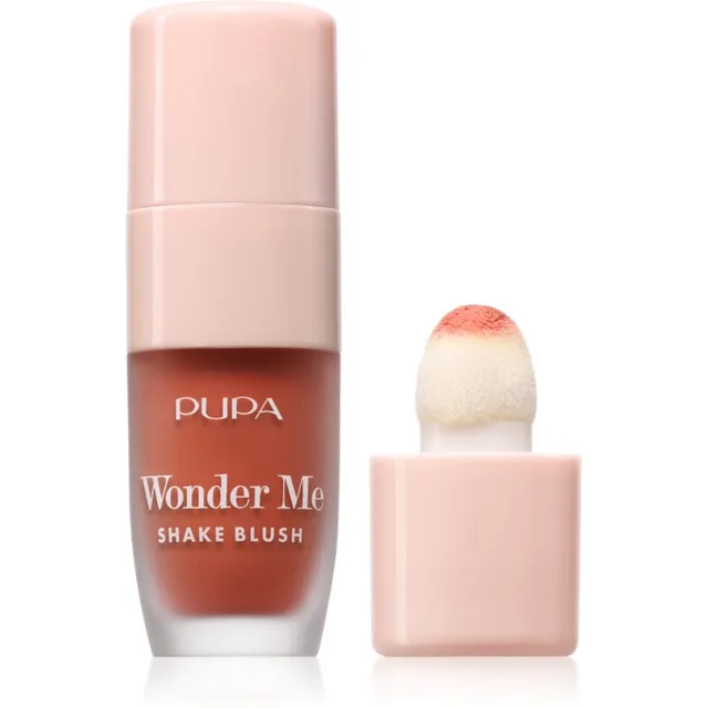 PUPA Milano Wonder Me Shake Blush Kreemjas põsepuna sära andva efektiga varjund 004 5.5 ml