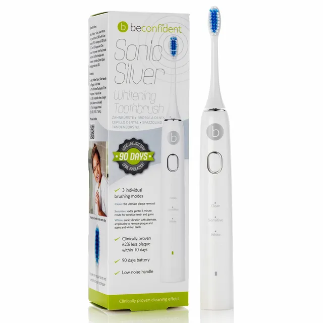 Beconfident® Sonic Silver Toothbrush hambahari
