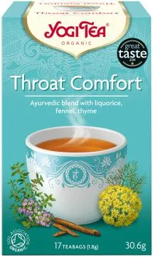 Ajurveeda tee THROAT COMFORT, ökoloogiline