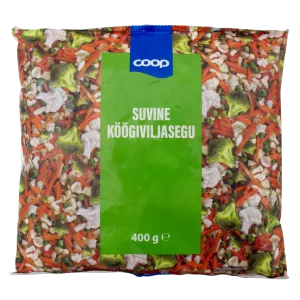 Coop suvine köögiviljasegu 400g külmut.