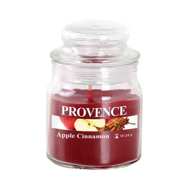 Lõhnaküünal purgis Kaneel-õun 90x55 mm, PROVENCE, 1 tk