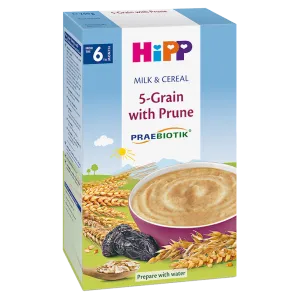 Hipp 6K 5-vilja piimapuder ploomi250g