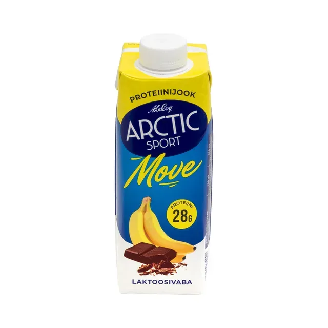 Proteiinijook MOVE banaani-šokolaadimaitseline, ARCTIC SPORT, 330 ml