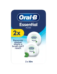 Oral-B Essential Mint vahatatud hambaniit 2x50 m