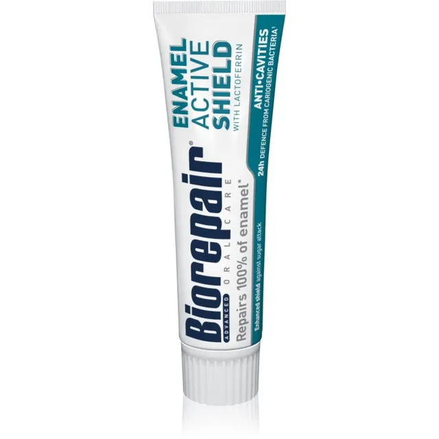 Biorepair Advanced Active Shield Katuvastane ja igemetervist toetav hambapasta 75 ml