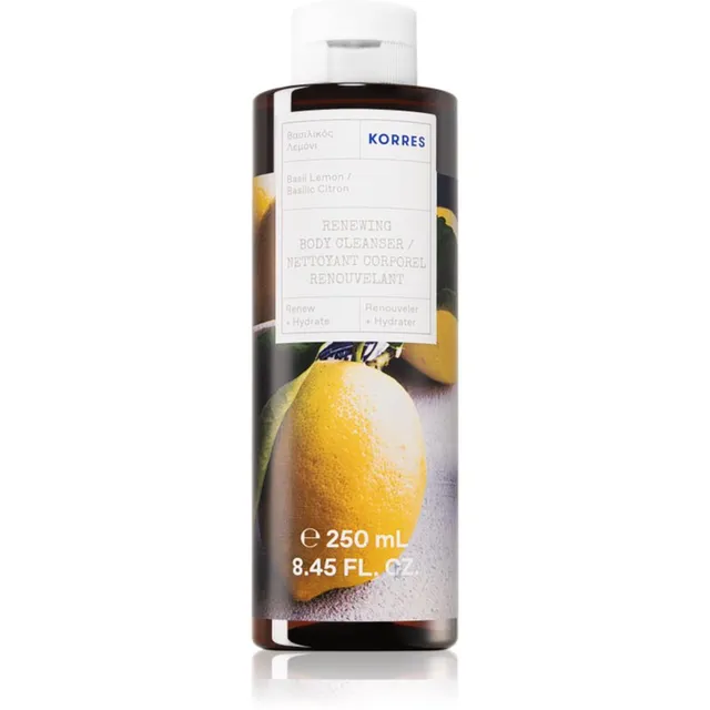 Korres Basil Lemon Värskendav dušigeel 250 ml