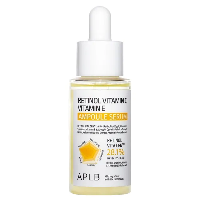APLB Retinol Vitamin C & E Ampoule Serum 40ml