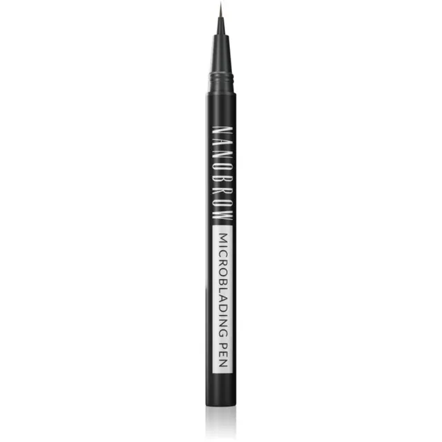 Nanobrow Microblading Pen täpne veekindel joon kulmudele varjund Dark Brown 1 ml