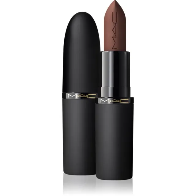 MAC Cosmetics Powder Kiss Hazy Matte Matt huulepulk varjund Chestnut 3.5 g
