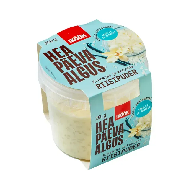 Kreemine riisipuder vanilliga, SELVERI KÖÖK, 250 g