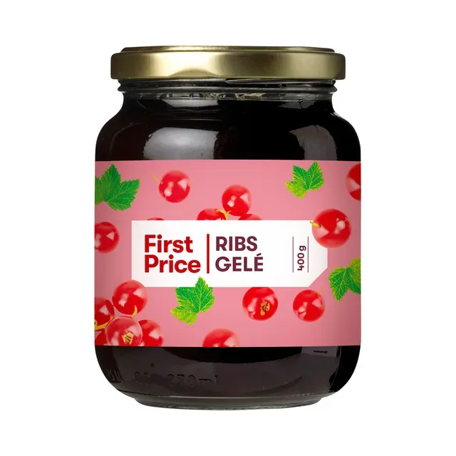 Punasesõstra želee, FIRST PRICE, 400 g