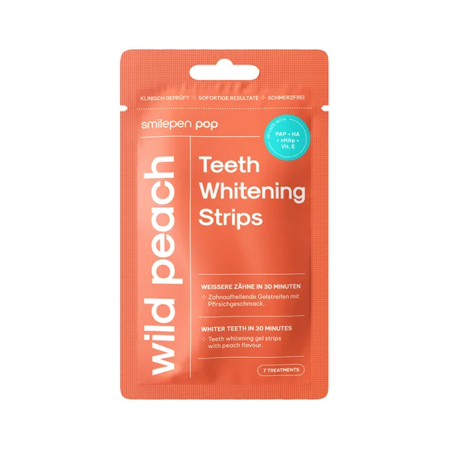 POP Wild Peach Whitening Strips 7x2