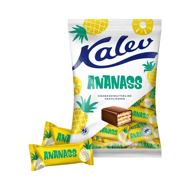 Kompvekid Ananassi, KALEV, 150 g