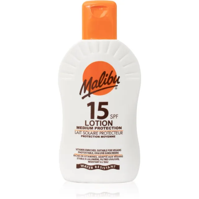Malibu Lotion Medium Protection Päikesekaitsepiim SPF 15 200 ml