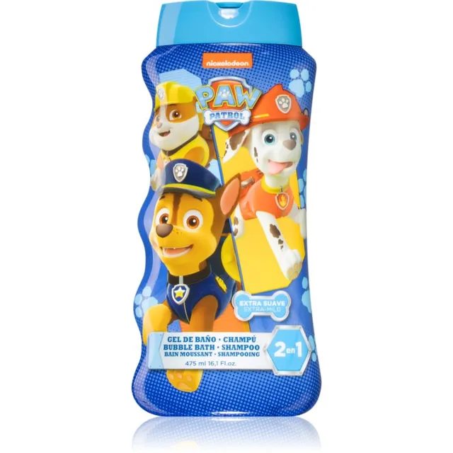 Nickelodeon Paw Patrol Bubble Bath and Shampoo Duši- ja vannigeel lastele 475 ml