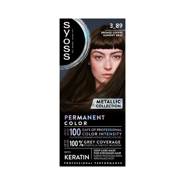 Püsivärv Professional 3-89 pronksjas kohvipruun, SYOSS, 1tk
