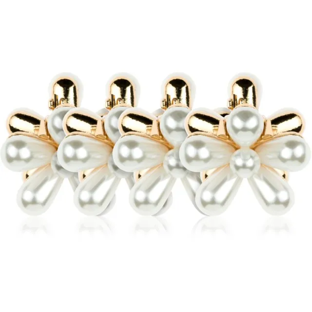 invisibobble Clipstar Pearly Flower Juukseklambrid suurus S 4 tk