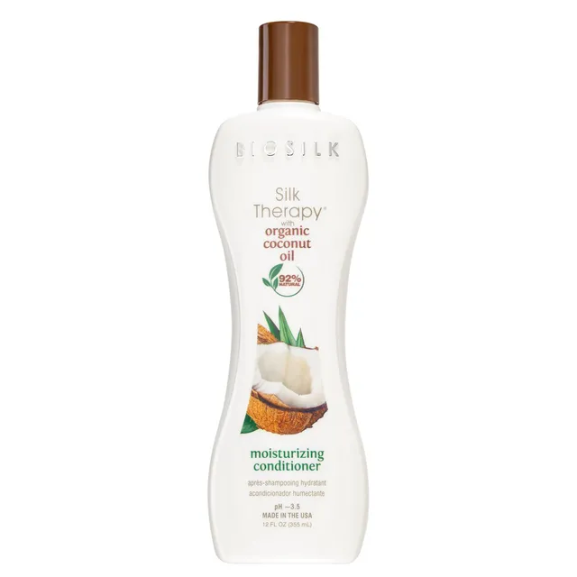 BIOSILK Silk Therapy Organic Coconut Oil Moisturizing Conditioner 355ml