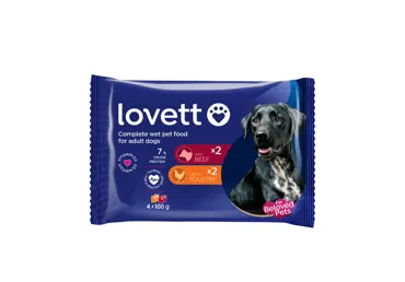Koeratoit LOVETT kodulin.liha 4x100g