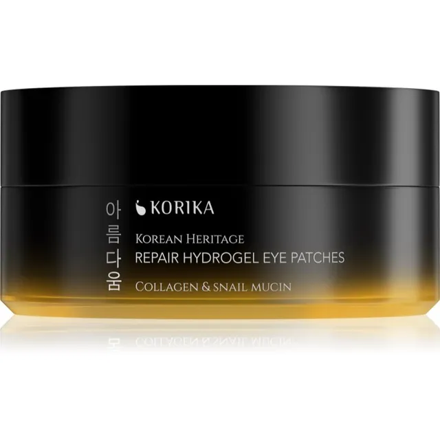 KORIKA Korean Heritage Collagen & Snail Mucin Repair Hydrogel Eye Patches hüdrogeelpadjakesed 60 tk