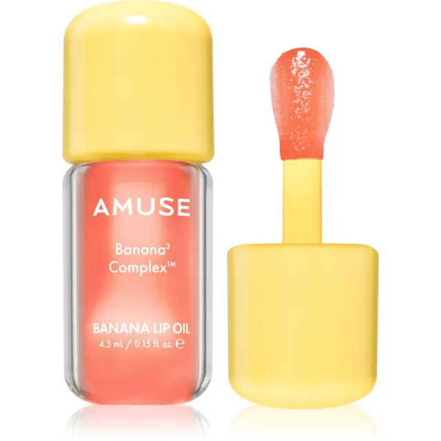AMUSE Banana Lip Oil Banaaniõli huultele varjund 04 Juicy Peach 4.5 ml