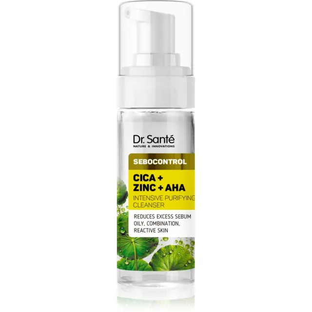Dr. Santé Sebocontrol Cica + Zinc + AHA Puhastav emulsioon rasusele nahale 150 ml