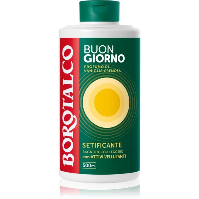 Borotalco Good Morning Silky Siidine dušigeel lõhnatooted Creamy Vanilla 500 ml