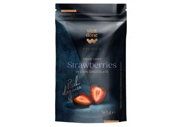 Maasikad tume šok.WELL DONE PREMIUM 80g