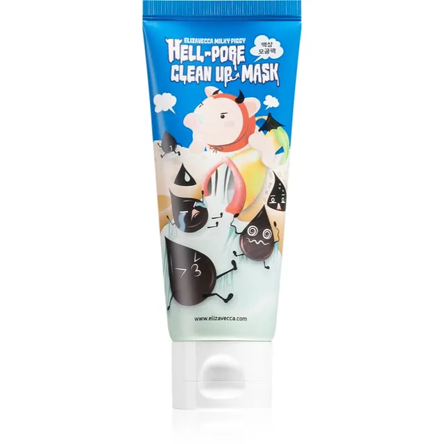 Elizavecca Milky Piggy Hell-Pore Clean Up Mask Geeljas kilemask mustpeadevastane 100 ml