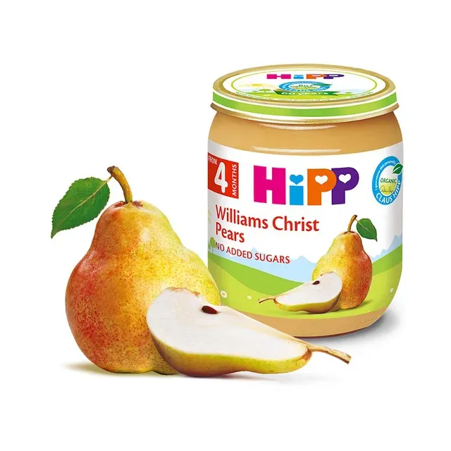 Pirnipüree Williams Öko 4k, HIPP, 125 g