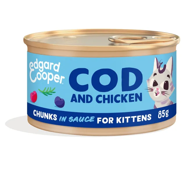 Edgard Cooper kassipojakonserv, tursk/kana, 85 g