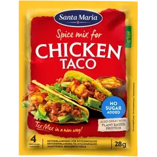 Taco maitseainesegu kanale, SANTA MARIA, 28 g,