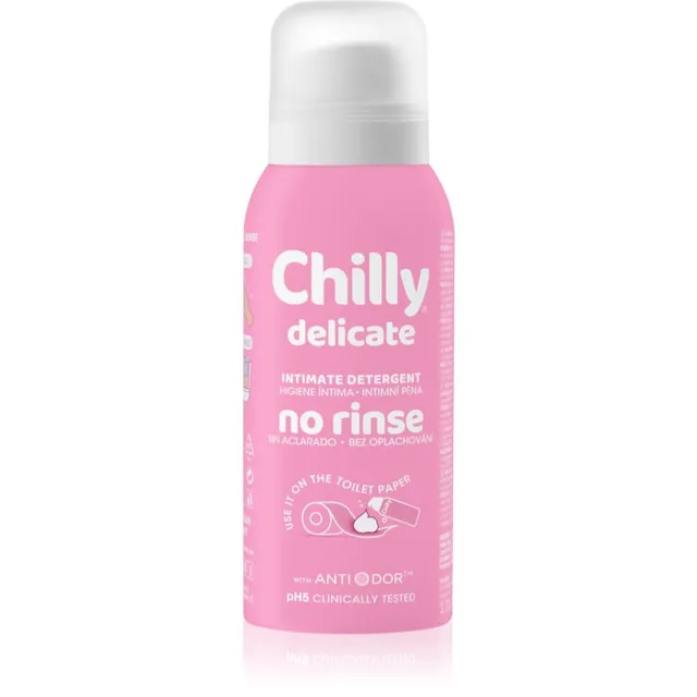 Chilly Delicate No Rinse Õrn puhastusvaht intiimhügieeniks 100 ml