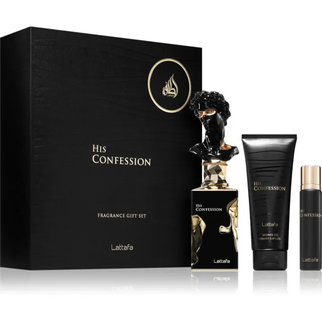 Lattafa His Confession Kinkekomplekt meestele 1 tk
